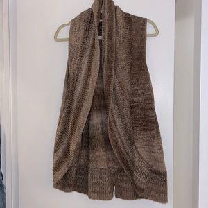 Brown sweater vest/wrap, Michael stars